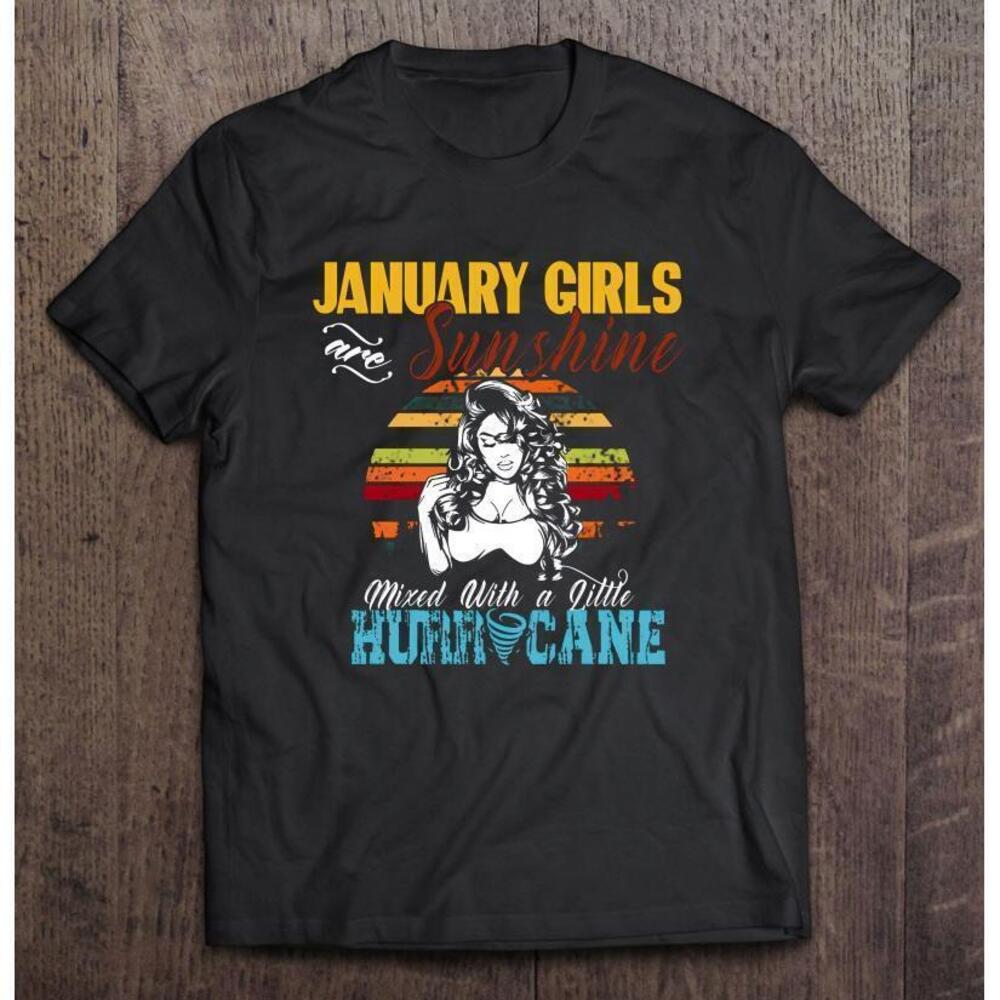 Queens Are Born In January Birthday January Girls T Shirt
